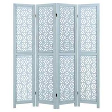 COSTWAY 4-Panel Wooden Room