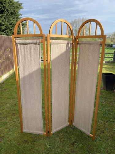 Panel wooden room divider - 3-panel,