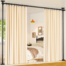 Room Divider Curtain Rod - No