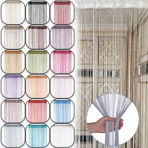String curtain panels door - curtain, fly