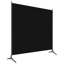 Black Freestanding 1-Panel