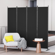 Black Folding Room Divider